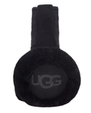 UGG Black Embroidered Logo Sheepskin Earmuffs