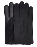 18712 Black Contrast Sheepskin Men's Gloves