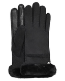 UGG Black Sheepskin Seamed Gloves