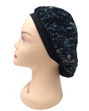 SG Black/Navy/Grey/Silver Lined Chenille with Band