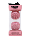 Lucky You Pink Fragrant Bath Bombs 2 Piece Set myselflingerie.com