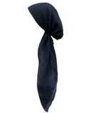 Revaz HS100H Solid Navy Pre-Tied Bandanna myselflingerie.com