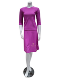 Jackie O'Loungewear 2PC-JR-SWM-VLT Violet Junior Swim Top & Skirt Set myselflingerie.com