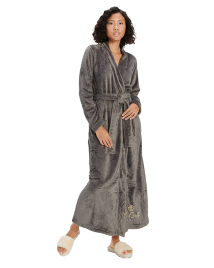 1099130 Charcoal Marlow Wrap Robe