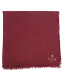 Lizi Headwear Solid Burgundy Square Scarf