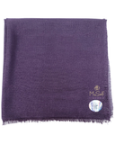 Lizi Headwear Solid Shimmer Eggplant Square Scarf