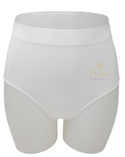 Wacoal 8834175 White B-Smooth Seamless Hi Cut Brief myselflingerie.com