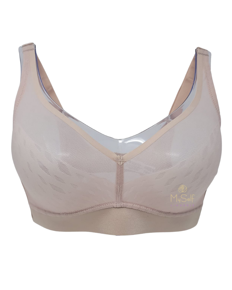 852336 Rose Dust Elevated Allure Seamless Wire Free Bra