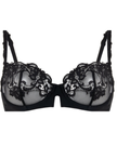  Simone Perele 15C330 Black Saga Demi Underwire Bra MYSELFLINGERIE.COM