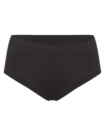 Gemsli 3324 Organic Cotton Black Hipsters 3 Pk myselfingerie.com