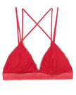 B'tempd 935204 Crimson Lace Encounter Velvet Trim Bralette MYSELFLINGERIE.COM