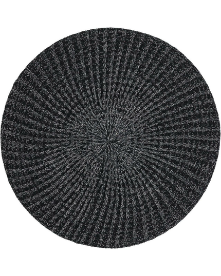 Revaz SSB027A/Q Black/Silver Lurex Skinny Ribbed Lined Chenille myselflingerie.com