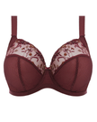 Elomi 4380 Aubergine Charley Plunge Underwire Bra myselflingerie.com