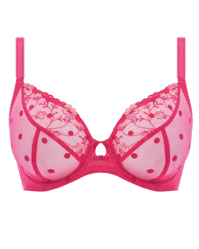 Freya AA5331 Red Awakening Plunge Underwire Bra myselflingerie.com