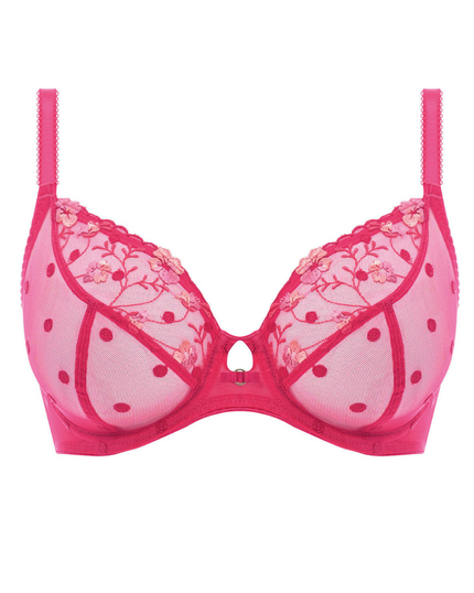 Freya AA5331 Red Awakening Plunge Underwire Bra myselflingerie.com