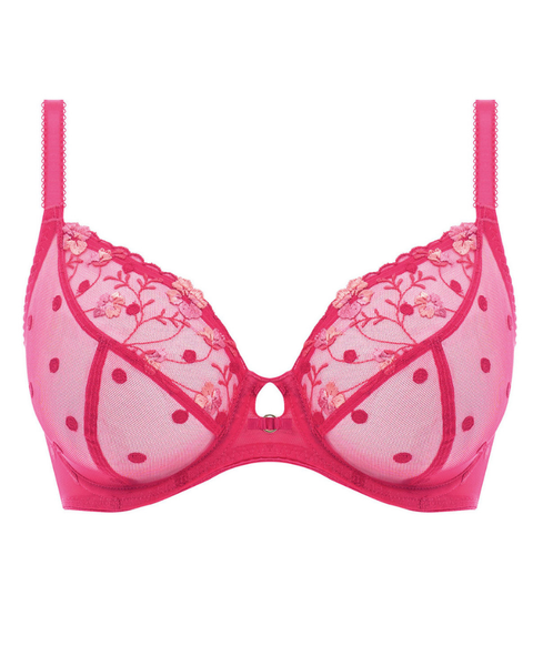 Freya AA5331 Red Awakening Plunge Underwire Bra myselflingerie.com