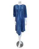 Jackie O`Loungewear Blue Denim Swim Cover Up Dress