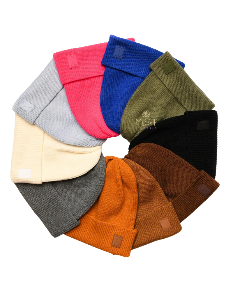 Nicsessories CB Classic Cuffed Beanie myselflingerie.com