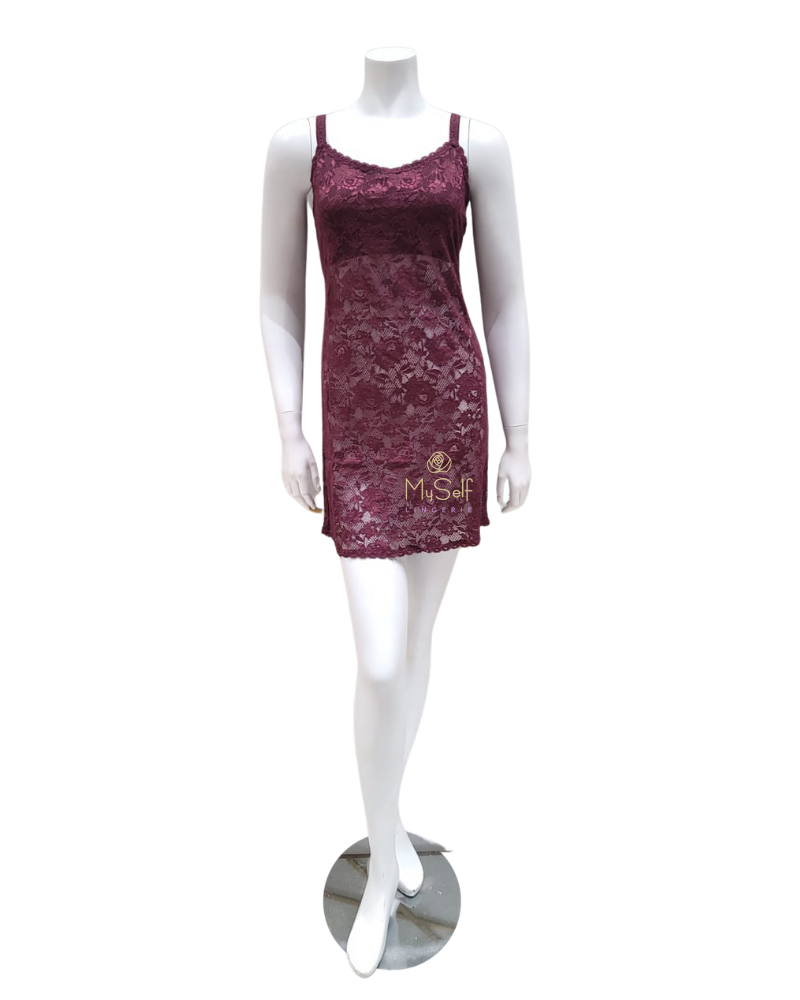Cosabella NEVER2703 Vino Foxie Curvy Chemise Myselflingerie.com