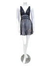 Cosabella ALLUR2621 Black Allure Babydoll Chemise myselflingerie.com