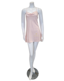 Rya Collection Petal Pink Darling Lace Panel Chemise Plus Sizes
