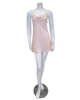 Rya Collection 207X Petal Pink Darling Lace Panel Chemise Plus Sizes myselflingerie.com