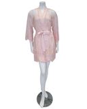 Rya Collection Petal Pink Darling Lace Cover Up Plus Sizes