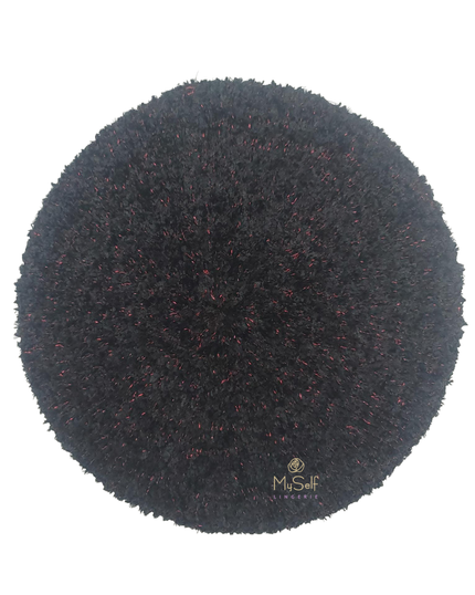 Revaz SSB9A/L Black/Red Lurex Lined Chenille Myselflingerie.com