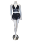 Cosabella ALLSW9751 Allure Black Cami & Boxer Set myselflingerie.com