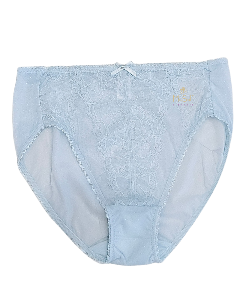Wacoal 841186 Cloud Blue Retro Chic Brief myselflingerie.com