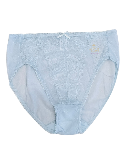 Wacoal 841186 Cloud Blue Retro Chic Brief myselflingerie.com