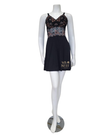 Cosabella SAVON9502 Black/Mandorla Curvy Chemise & G-String Set myselflingerie.com