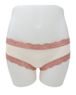 Fleur't 600 Swan/Rosette Iconic Modal Lace Trim Boyshort myselflingerie.com