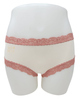 Fleur't 602 Swan/Rosette Iconic Modal Lace Hi Waisted Brief myselflingerie.com