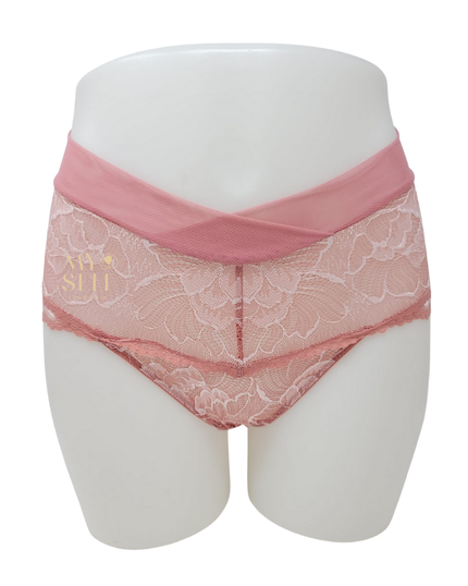 Montelle 9477 Rose Clay/Blush Blushing High Waist Brief myselflingerie.com