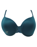 Chantelle 15F6 Green Day to Night Lace Molded Underwire Bra myselflingerie.com
