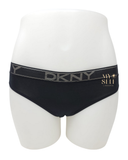 DKNY Black Cotton Table Tops Bikini