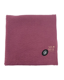 Lizi Headwear SQCSMA Solid Magenta Crimped Square Scarf myselflingerie.com