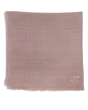 Lizi Headwear Solid Shimmer Light Pink Square Scarf