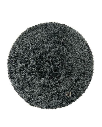 Lizi Headwear CONMGY Solid Grey Medium Unlined Chenille myselflingerie.com