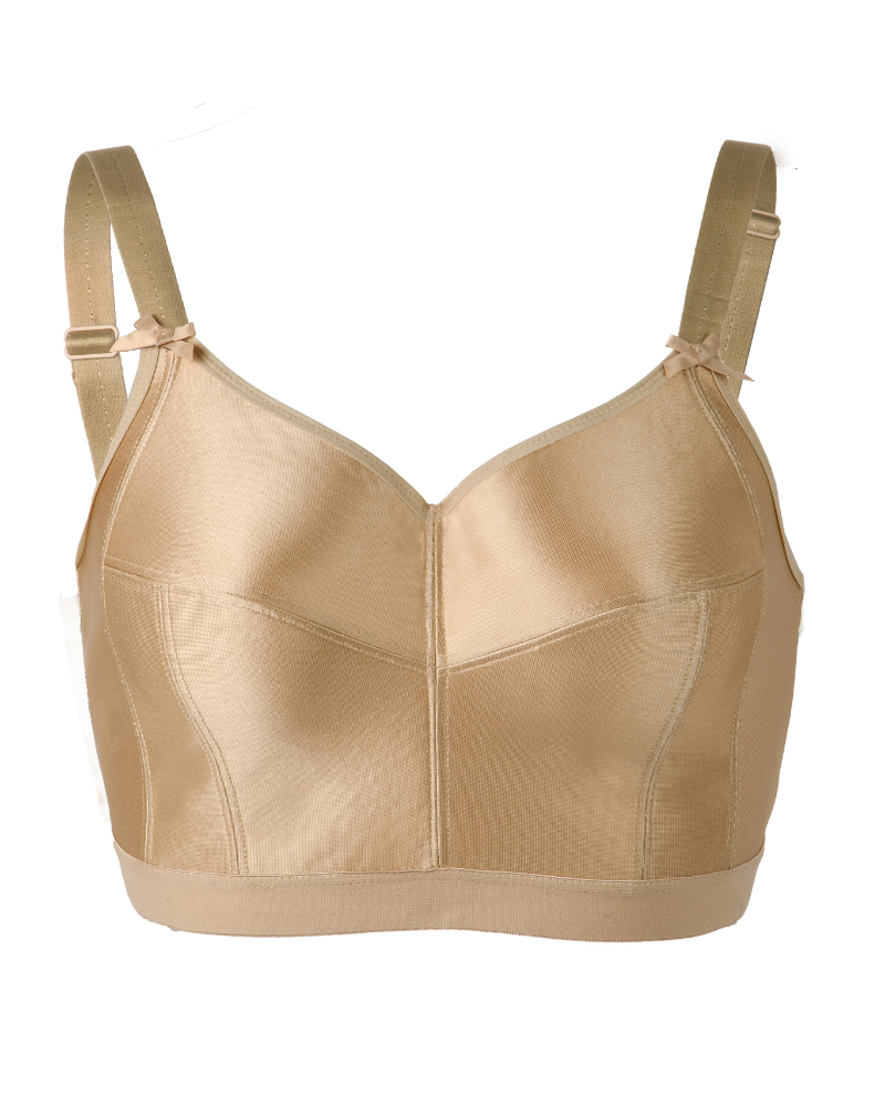 Abergele 5005S Nude Short Longline Wire Free Bra myselflingerie.com
