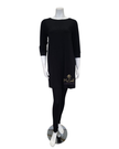 Oh! Zuza OZ210PJ Black Accented Tunic Style Modal Pajamas Set myselflingerie.com