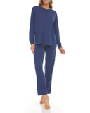 Flora Nikrooz Ocean Christa Henley Modal Pajamas Set