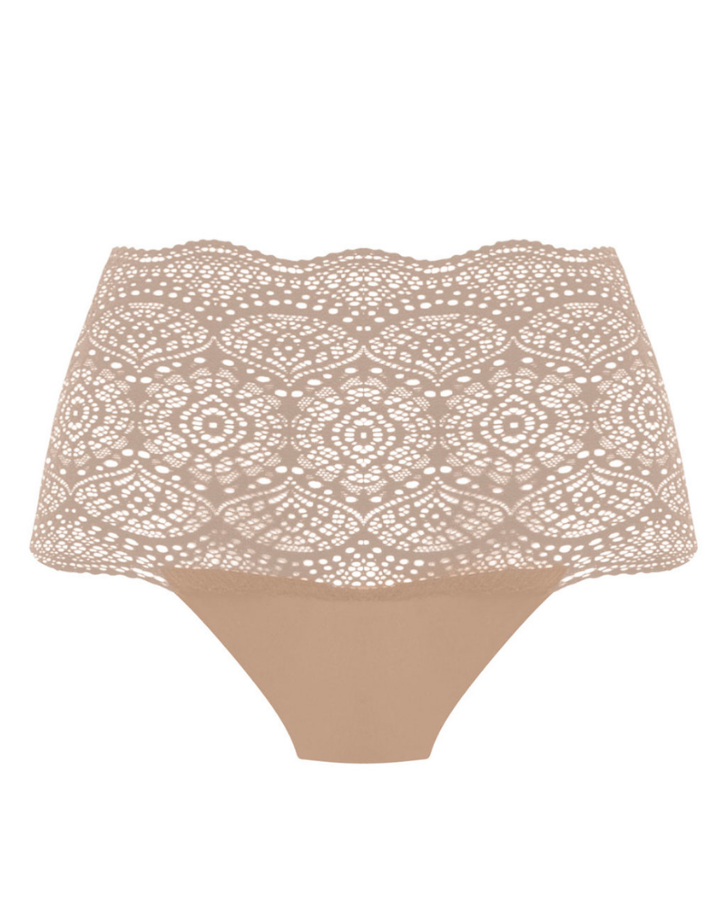 Fantasie FL2330 Natural Beige Lace Ease Invisible Stretch Nylon Full Brief  myselflingerie.com