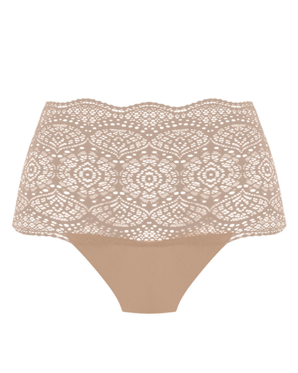 Fantasie FL2330 Natural Beige Lace Ease Invisible Stretch Nylon Full Brief  myselflingerie.com