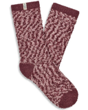 UGG Sangria Red Cozy Chenille Socks