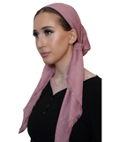 Tie Ur Knot Light Pink Solid Square