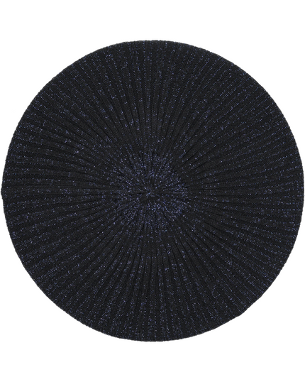 Revaz SSB32A/R Black and Royal Lurex Knit Snood myselflingerie.com