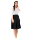 Undercover Waterwear BSB-FLAIR Basic Black Flairy Skirt MYSELFLINGERIE.COM