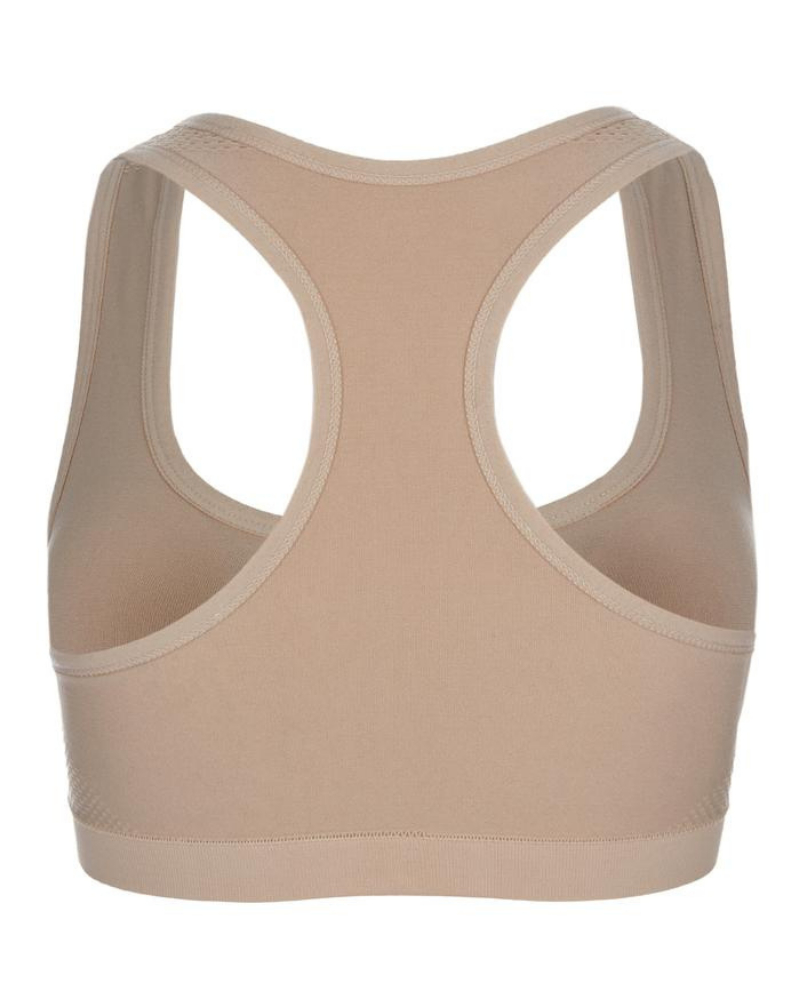 ME MOI MJBS-3000 Beige Racerback Beginner's Bra 2 Pack MYSELFLINGERIE.COM
